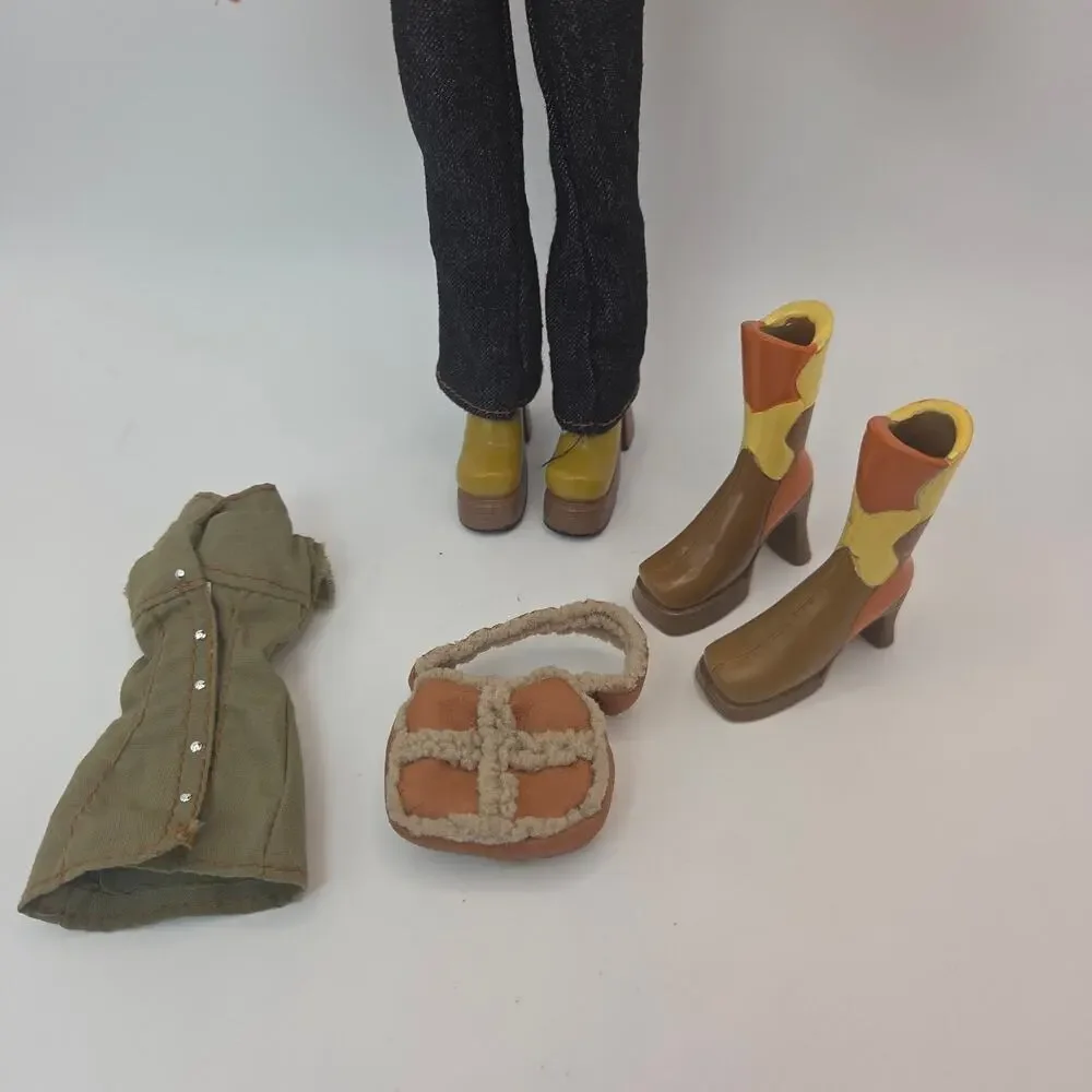 Vintage 2002 Bratz Xpress It Meygan Doll With Clothes Shoes More Near Complete
